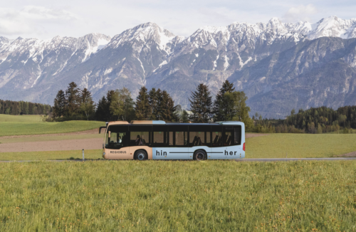 Bus Design neu Rendering Klein Kufstein mobil